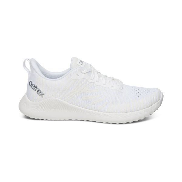 Aetrex Women's Emery Arch Support Sneakers White Shoes UK 8462-104